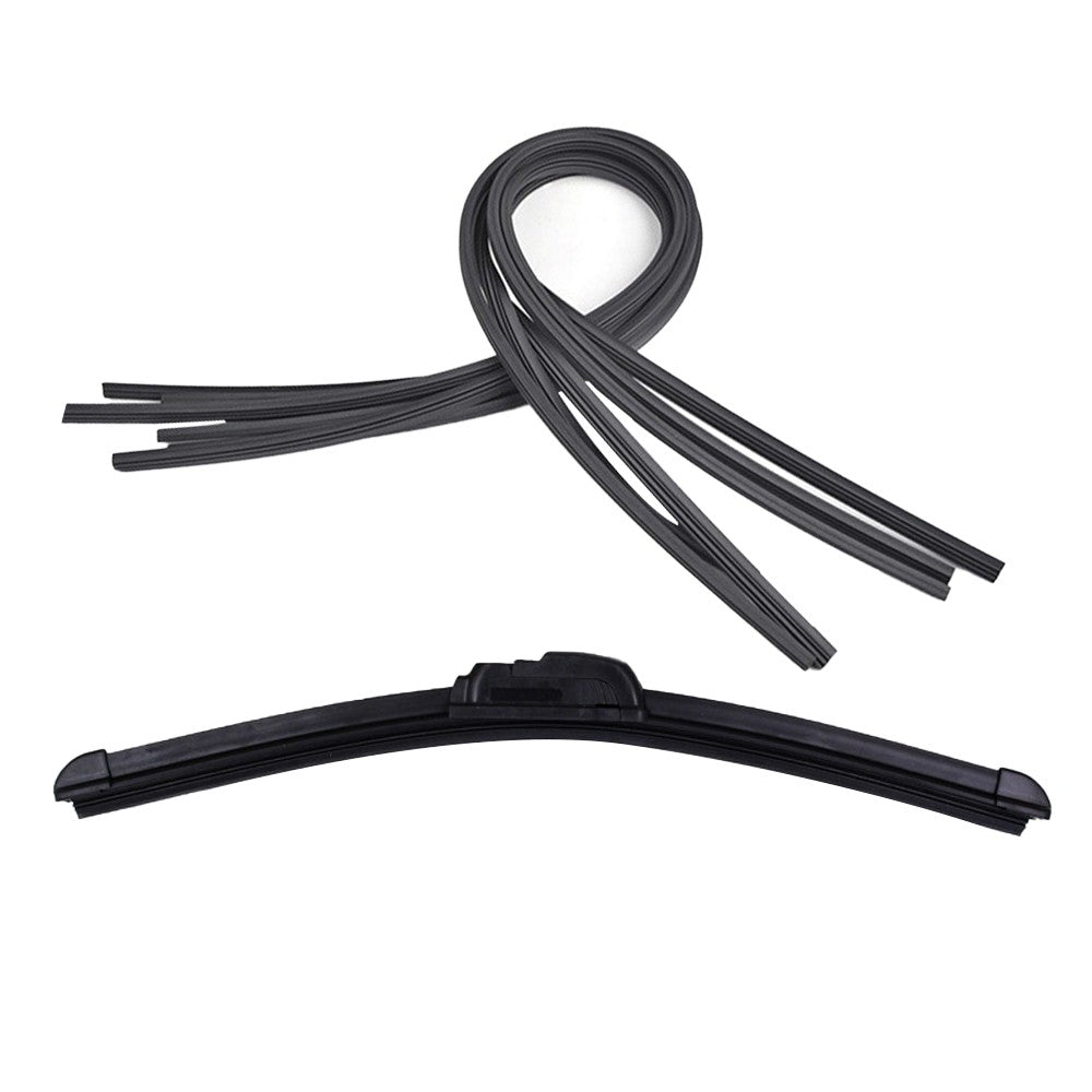 4Pcs 6mm Universal Car Frameless Windshield Wiper Blade Refills - S