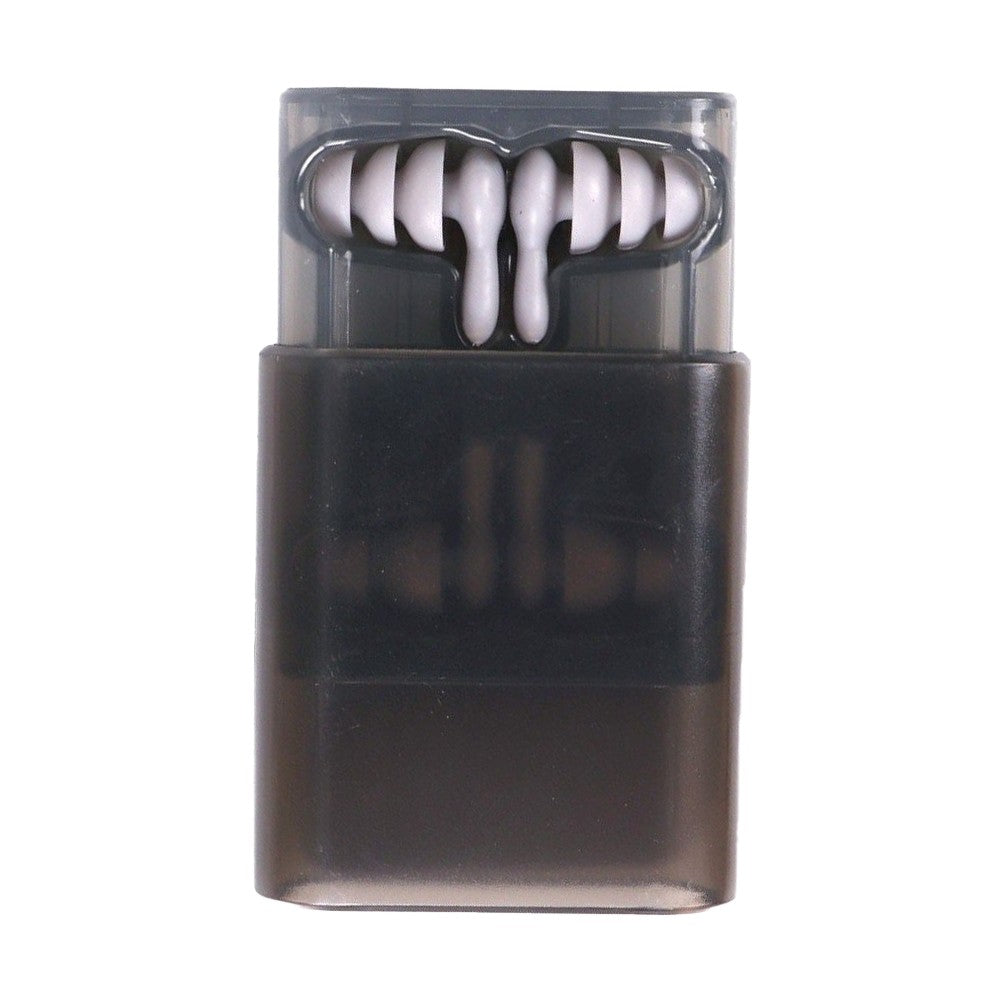 2 Pairs of Silicone Noise Reduction Earplug Hearing Protection Ear Plug - Grey