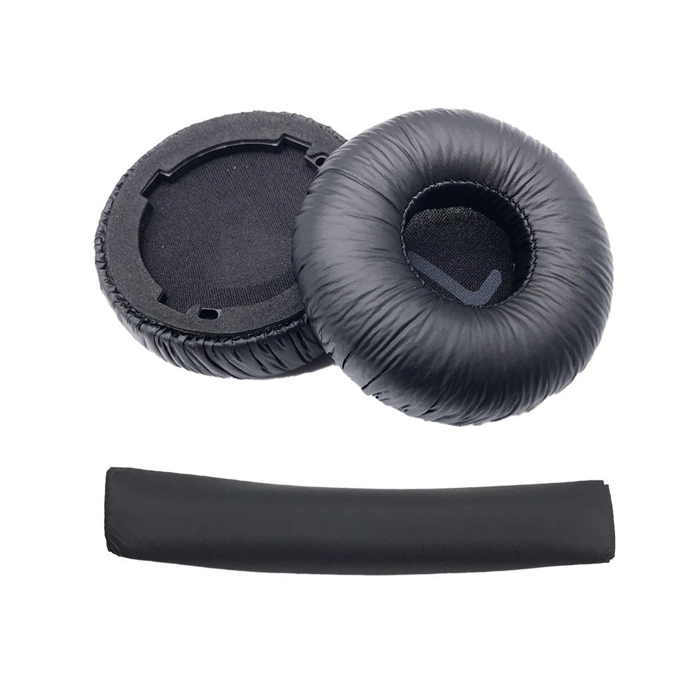 Replacement Ear Pads Headband Set for JBL Tune600BT T520BT T510BT T500BT - Black