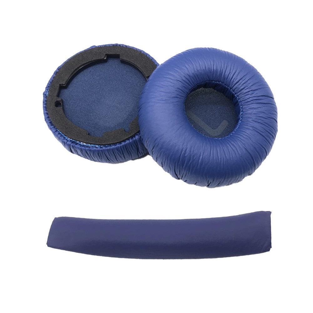 Replacement Ear Pads Headband Set for JBL Tune600BT T520BT T510BT T500BT - Blue