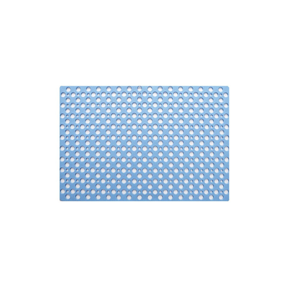 73x43cm Bathroom Shower Mat Anti-Slip TPE Floor Mat Bathtub Mat - Blue