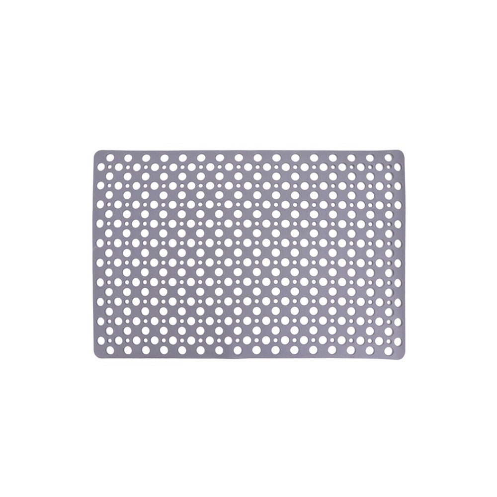 90x60cm Bathroom Shower Mat Anti-Slip TPE Floor Mat Bathtub Mat - Grey