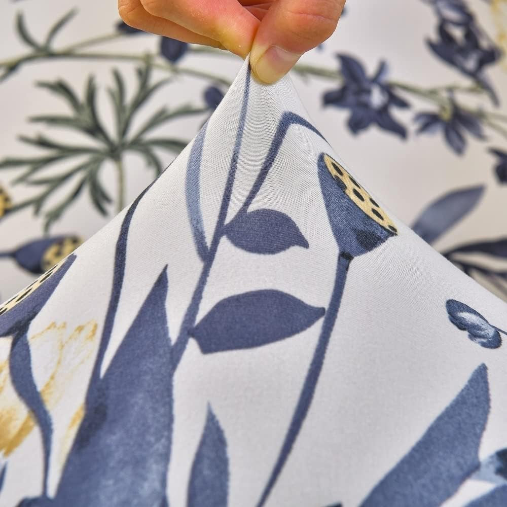 Printed Recliner Chair Cover 4 Pieces Reclining Sofa Stretch Protector - White