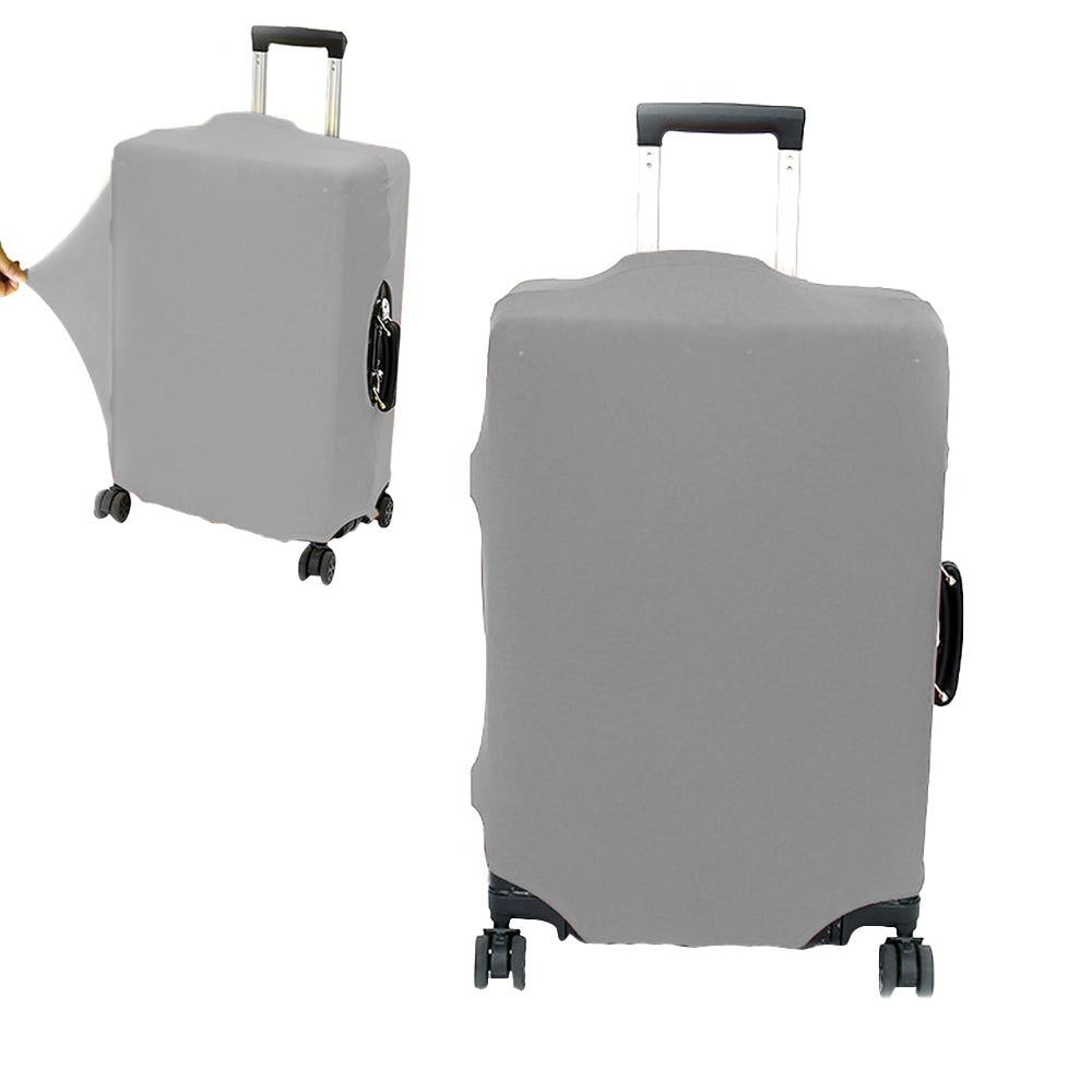 Elastic Luggage Suitcase Cover Travel Luggage Protector Anti Scratches Fits 22-24 Inch Luggage Grey
