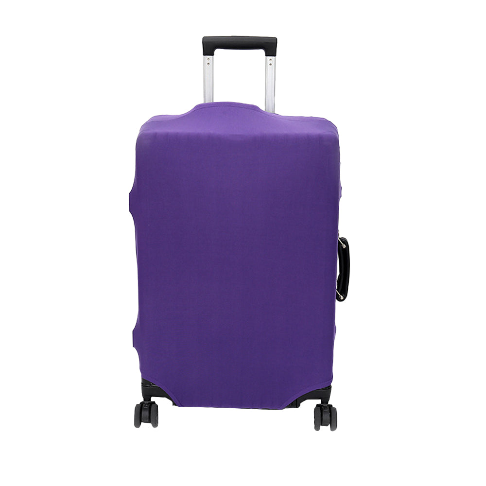 Elastic Luggage Suitcase Cover Travel Luggage Protector Anti Scratches Fits 22-24 Inch Luggage Purple