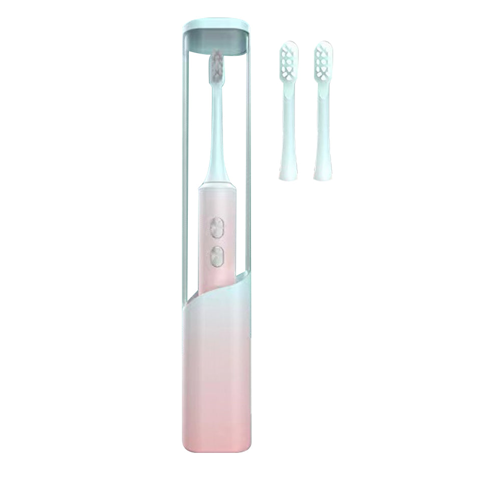 Travel Electronic Toothbrush with Ultraviolet Disinfection Case - Gradient