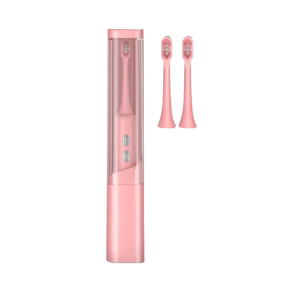 Travel Electronic Toothbrush with Ultraviolet Disinfection Function Case - Pink