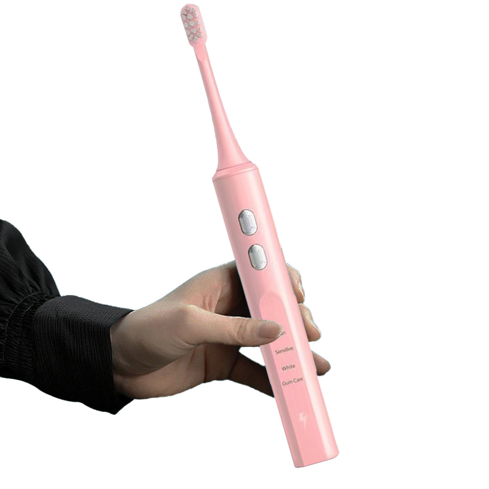Travel Electronic Toothbrush with Ultraviolet Disinfection Function Case - Pink