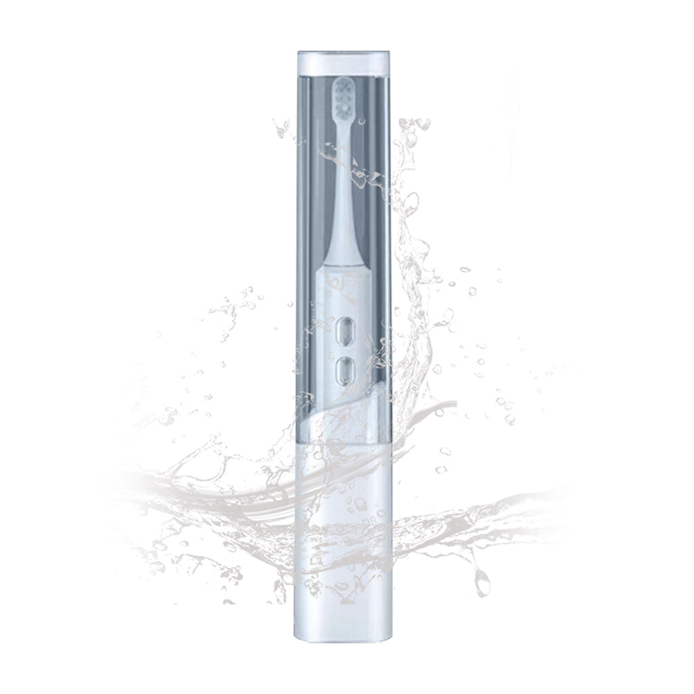 Travel Electronic Toothbrush with Ultraviolet Disinfection Function Case - White