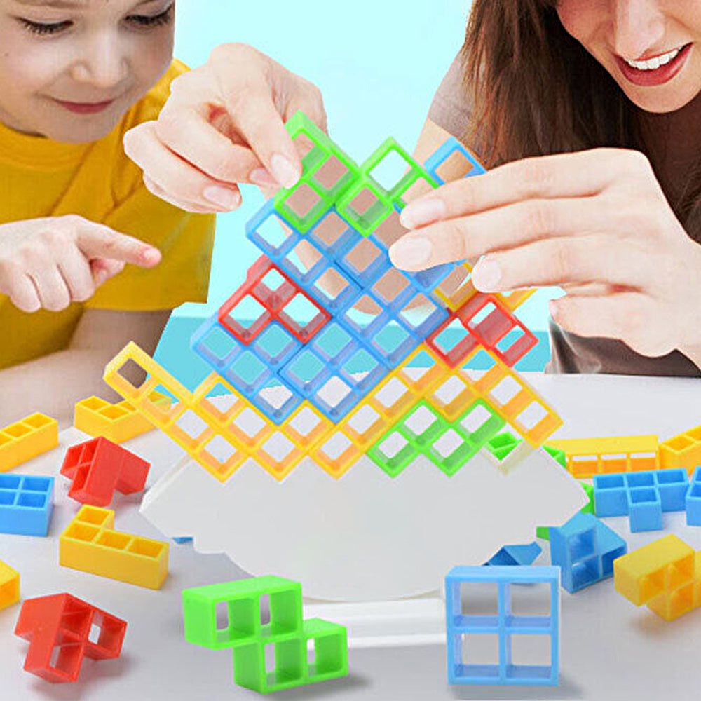 Tetra Tower Balance Stacking Blocks Team Building Blocks