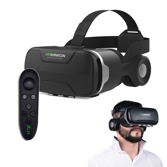 VR Headset 3D Virtual Reality Glasses With VR Bluetooth Controller