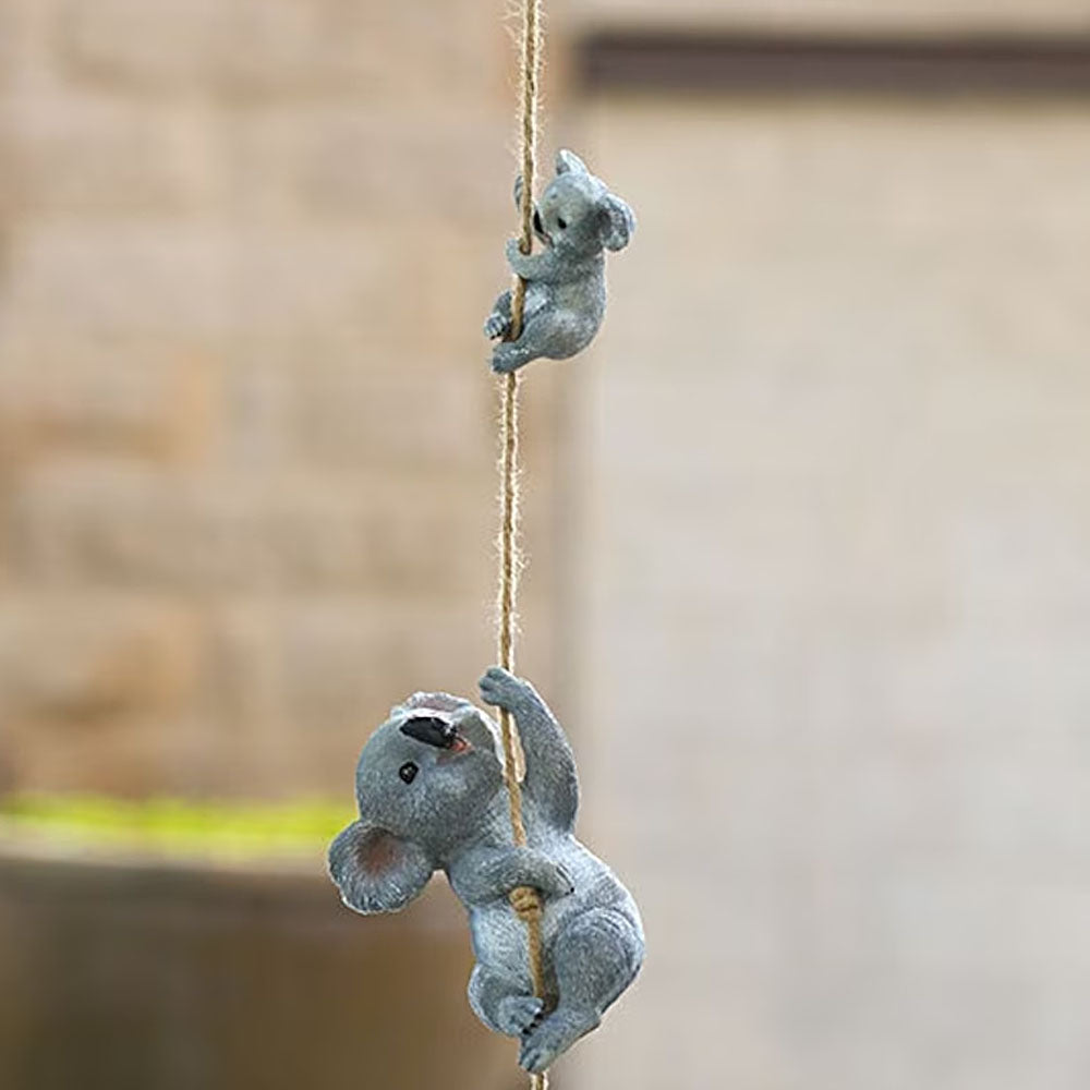 Resin Koala Garden Hanging Figurine Statue for Outdoor Garden Decor - ST2
