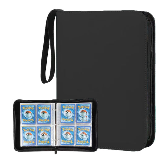 400 Pockets Card Binder Album Card Collectors Holder Case Black