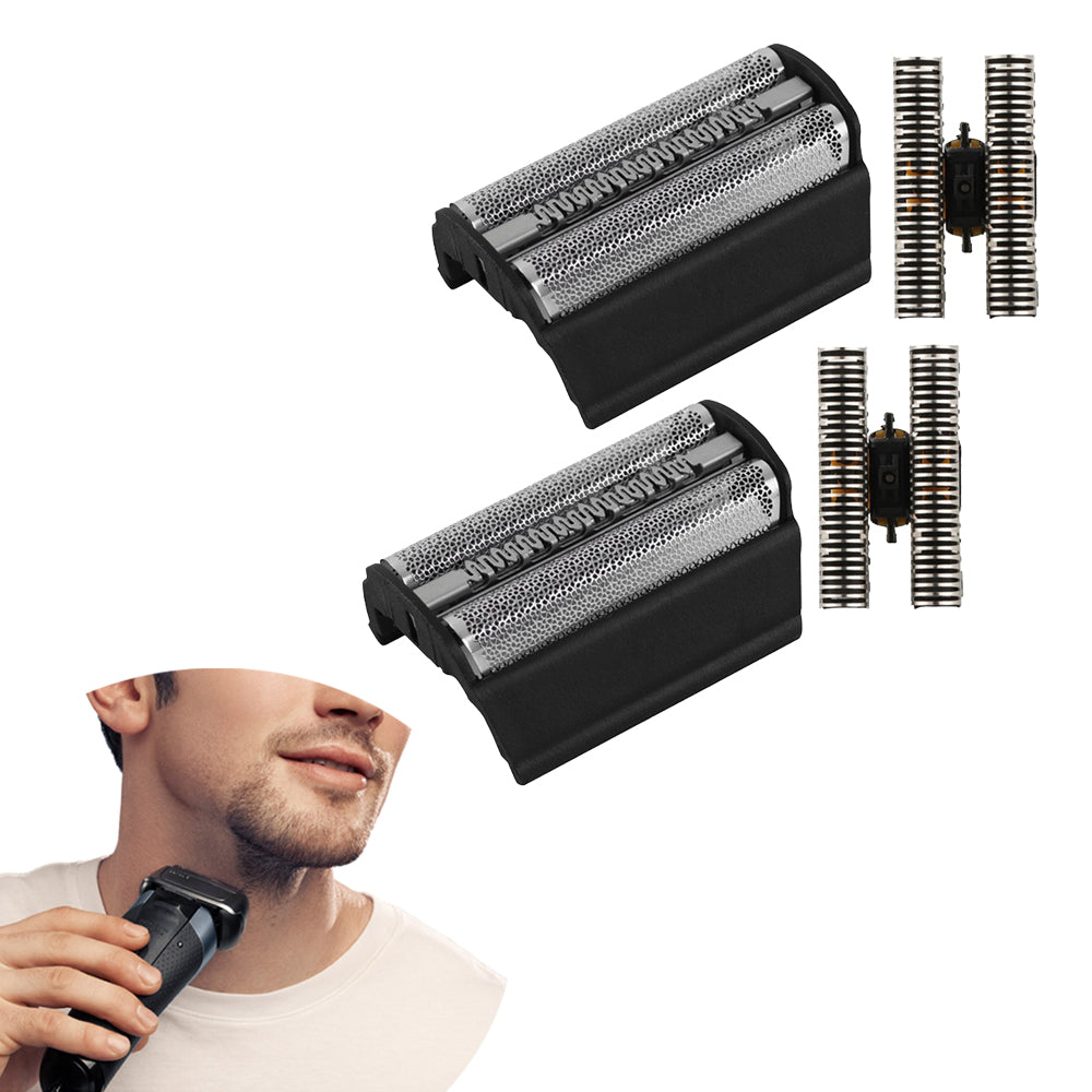 2Pcs Shaver Foil and Cutter Replacement Head for Braun Series 5000 6000 350