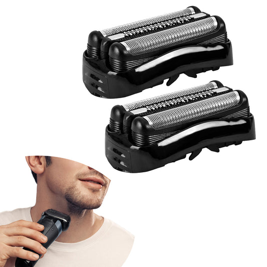 2Pcs Replacement Shaver Foil Head for Braun Series 3 Shaver Cutter Razor Blades