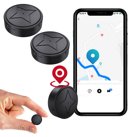 2Pcs GPS Tracker for Vehicles Strong Magnetic Car Vehicle Tracking Anti-lost Security Locator GPS Tracking Device