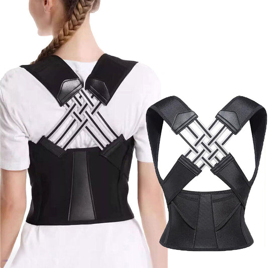 Adjustable Posture Corrector Low Back Support Brace Belt for Women Men 3XL