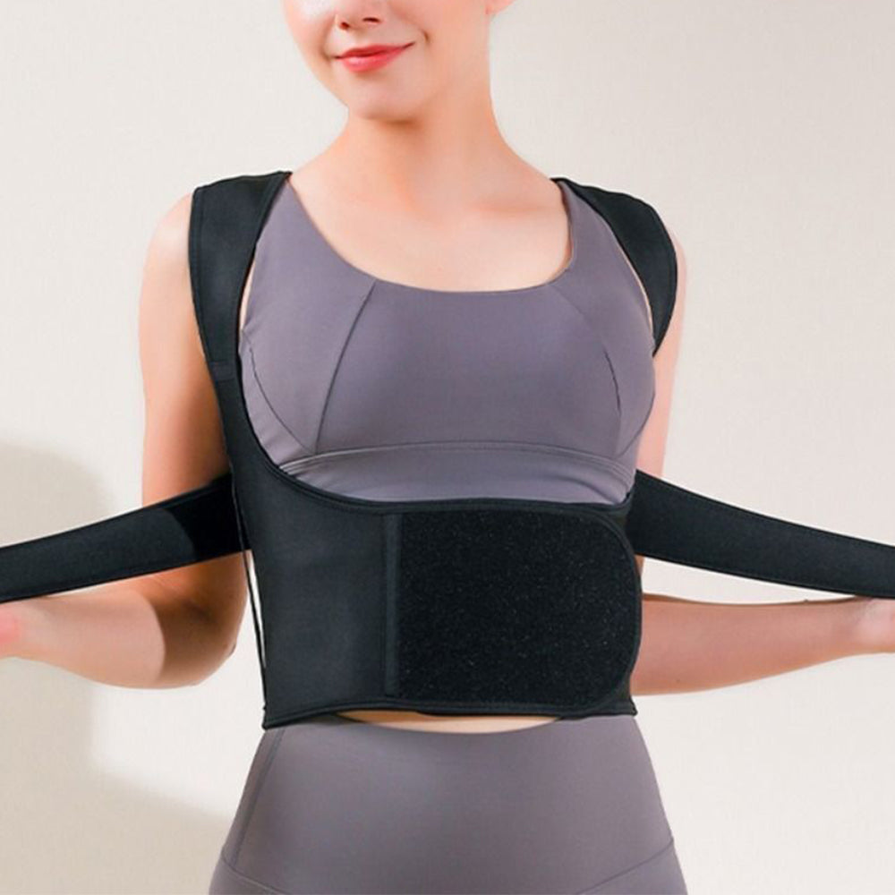 Adjustable Posture Corrector Low Back Support Brace Belt for Women Men L