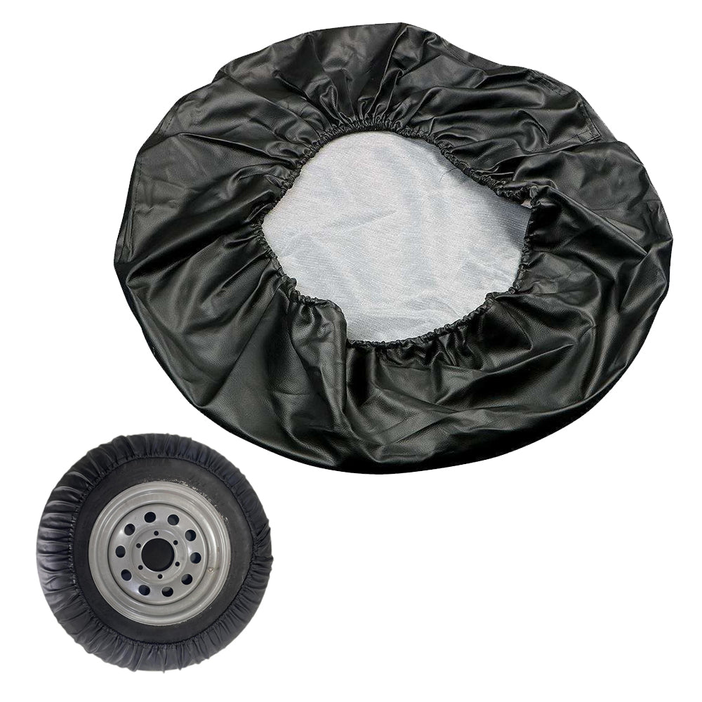 Waterproof Black Car Spare Wheel Tire Cover Fit RV Truck SUV 16 inch