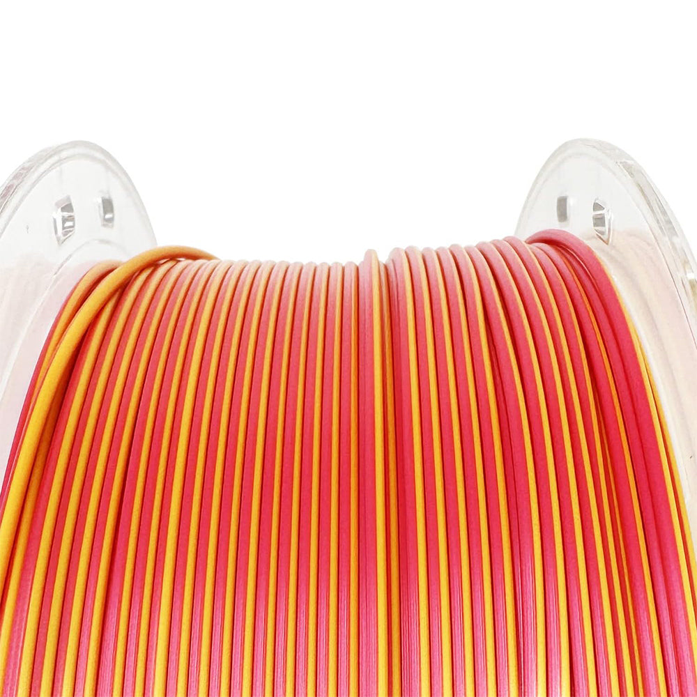 Gradient Color Change Silk PLA 3D Printing Filament for Most FDM 3D Printers ST1