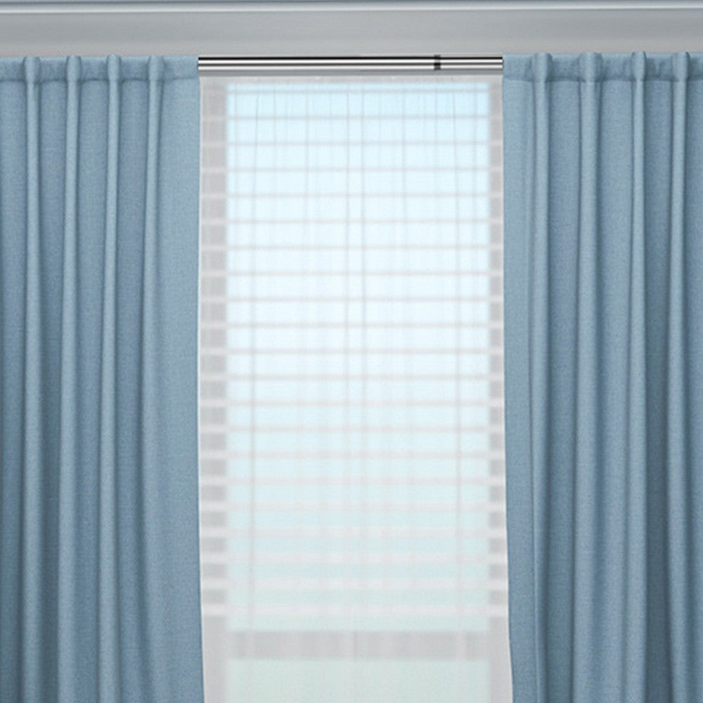 100-170cm Adjustable Bathroom Telescopic Curtain Rail Rod Tension Hanging Pole