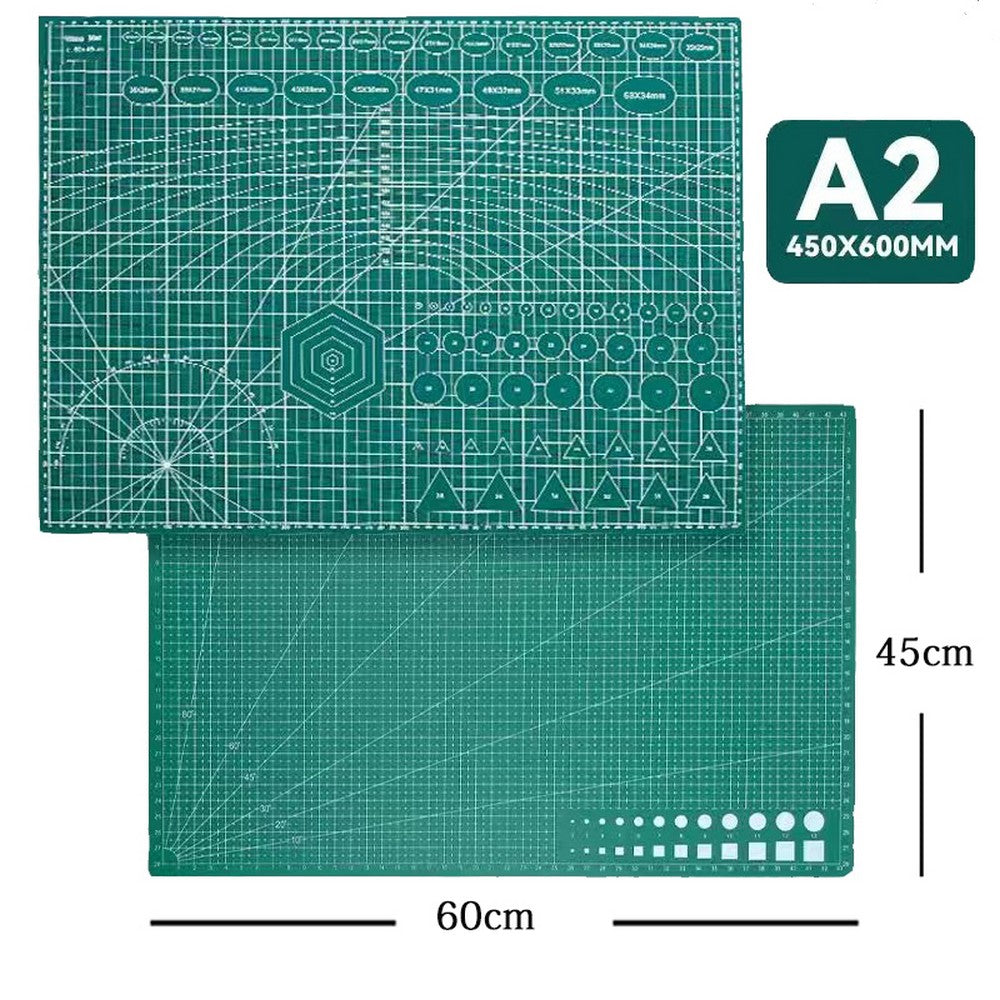 Thickened PVC Cutting Mat Double Sided Sewing Mat Table Protector Cut Board A2