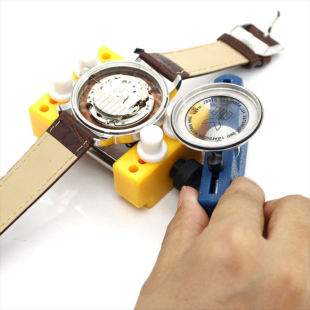 2Pcs Watch Back Case Cover Opener Screw Wrench Repair Tool Kit
