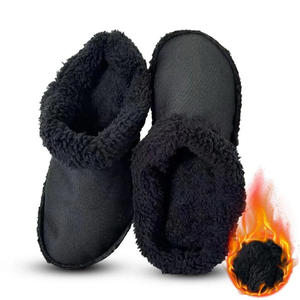 Fleece Fluffy Fuzzy Lining Warm Insoles for Crocs Black EU36-37