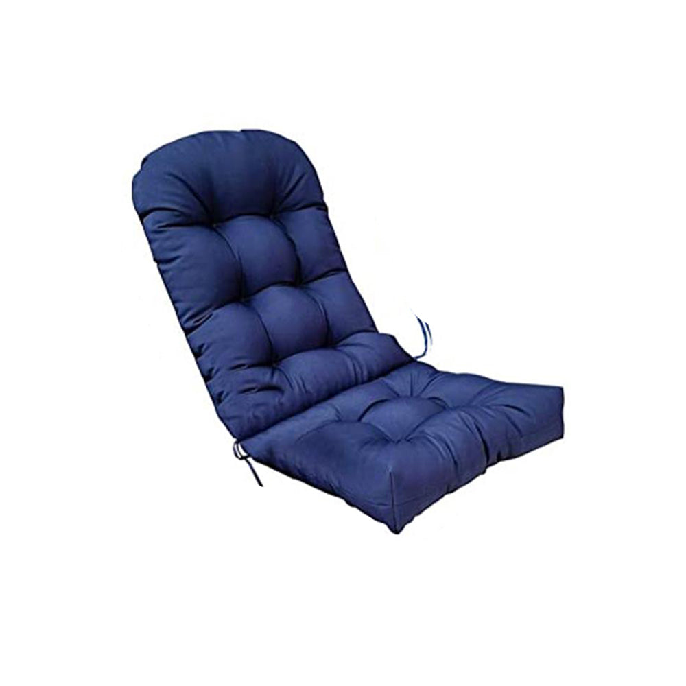 Adirondack Chair Cushion Water Resistant High Back Lounge Chair Pad Navy Blue