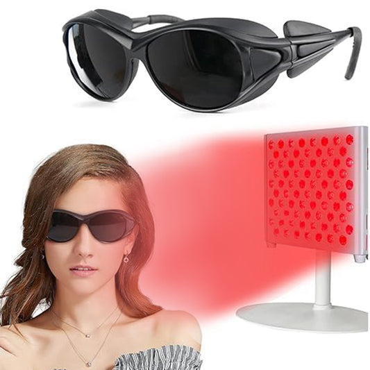 Red Light Therapy Eye Protective Glasses For Visible Light Blocking