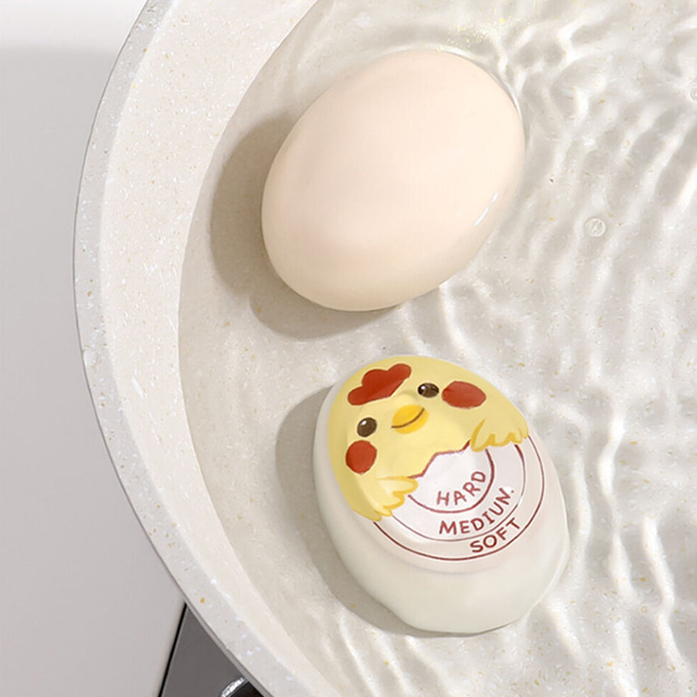 2Pcs Egg Timer Resin Boiled Egg Cooker Color Changing Cooking Temperature Tool