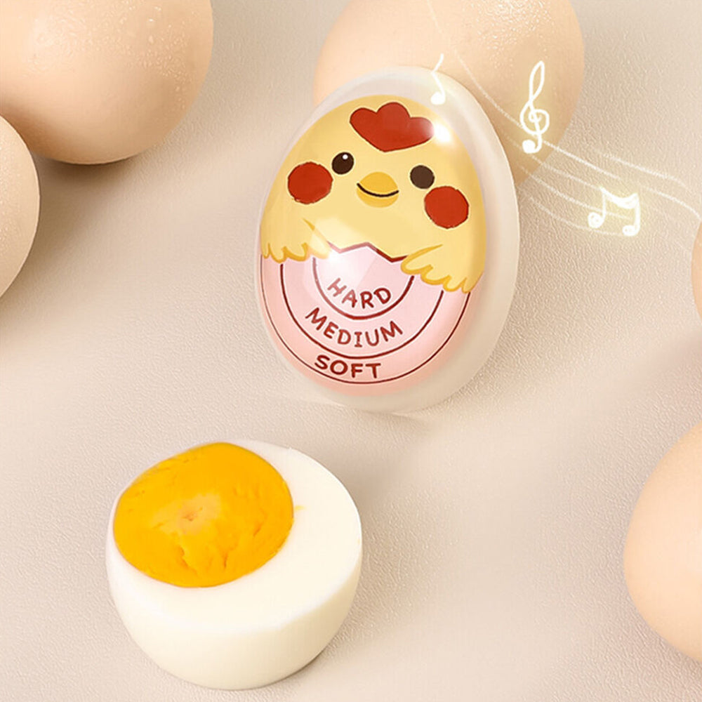 2Pcs Egg Timer Resin Boiled Egg Cooker Color Changing Cooking Temperature Tool