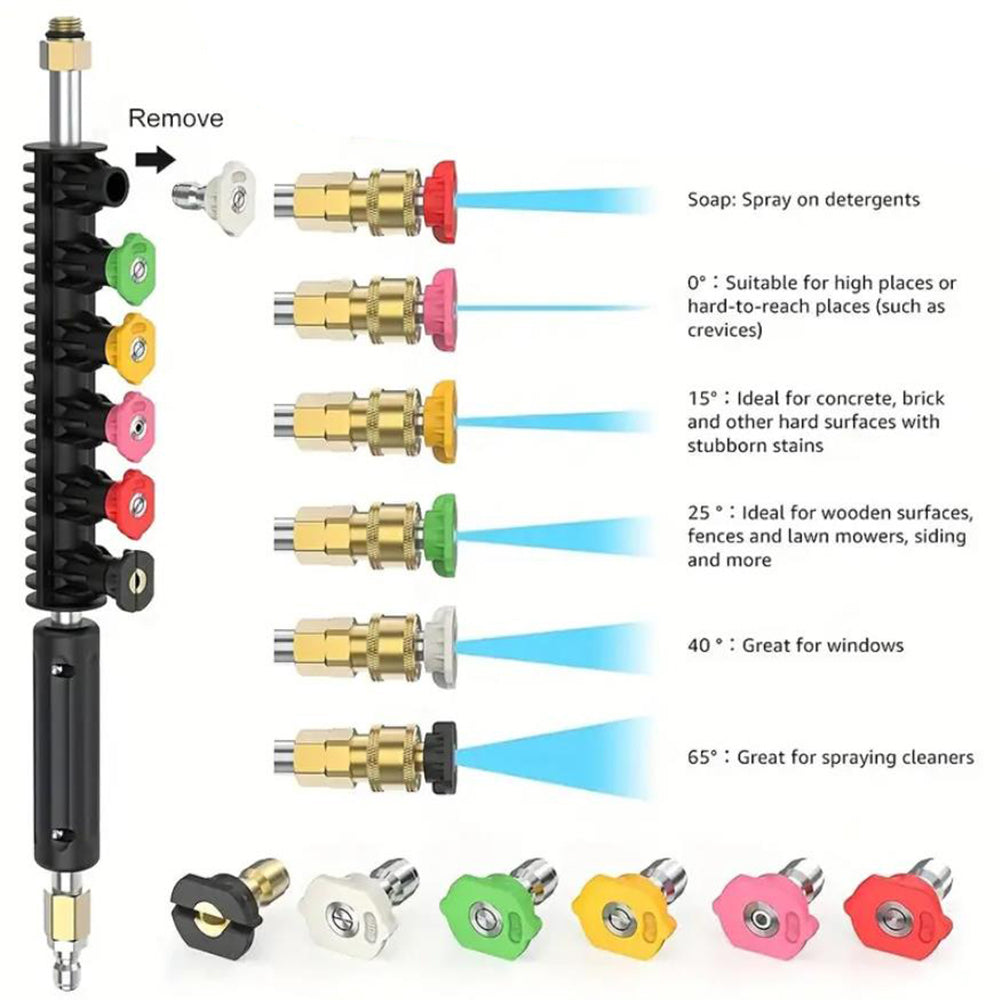 Pressure Washer Extension Wand 10 Pack General 1/4inch Quick Connect 4000 PSI