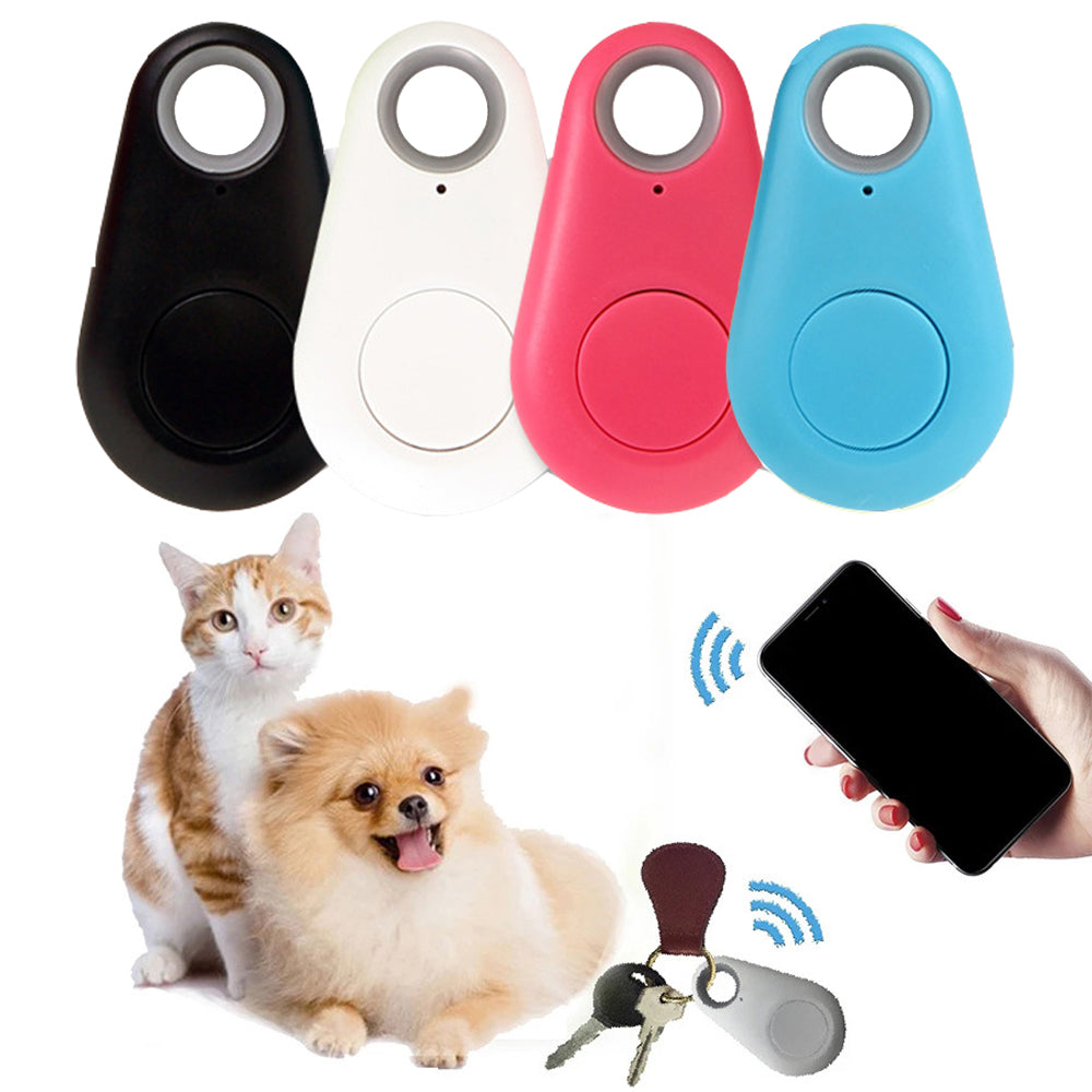 4Pcs USB Rechargable Bluetooth Smart GPS Tracker Key Finder Anti Lost Alarm