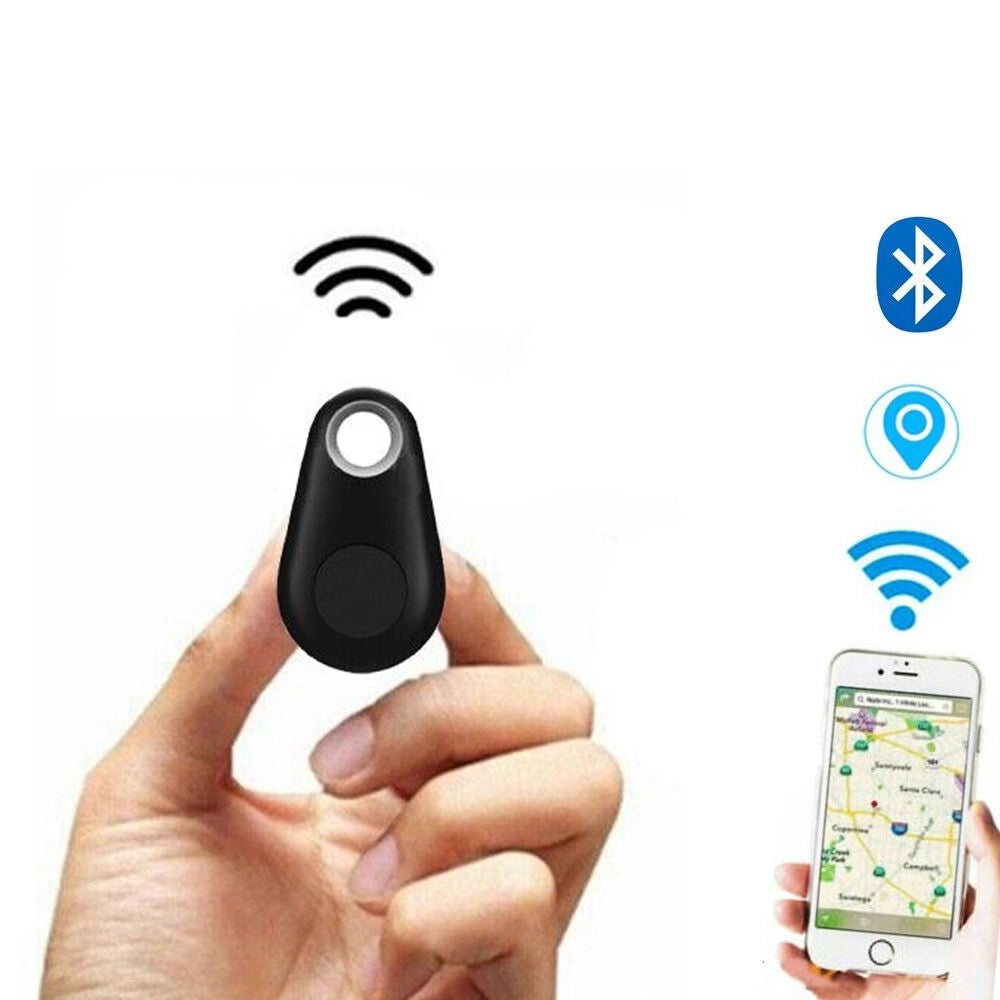 4Pcs USB Rechargable Bluetooth Smart GPS Tracker Key Finder Anti Lost Alarm
