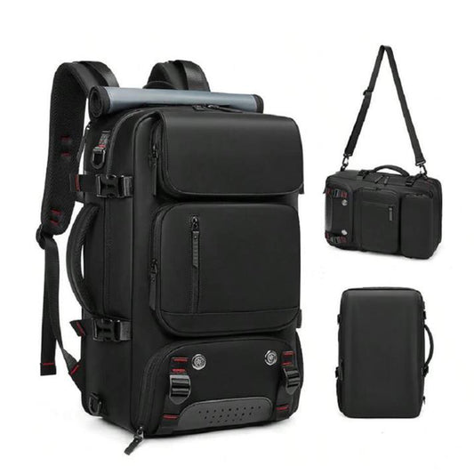 Travel Carry-On Backpack Large Capacity Lightweight with Shoe Compartment Black