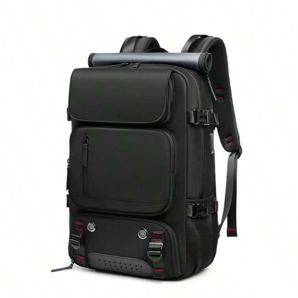 Travel Carry-On Backpack Large Capacity Lightweight with Shoe Compartment Black