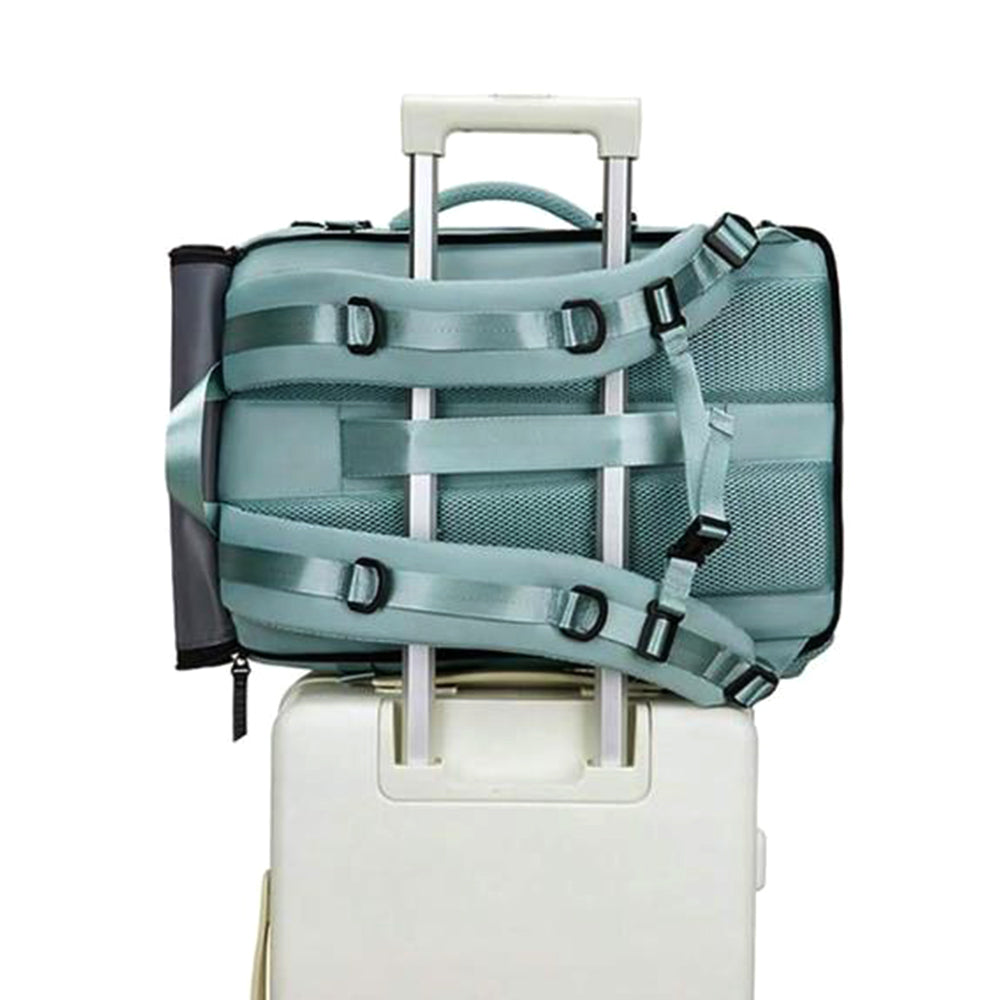 Travel Carry-On Backpack Large Capacity Lightweight with Shoe Compartment Green