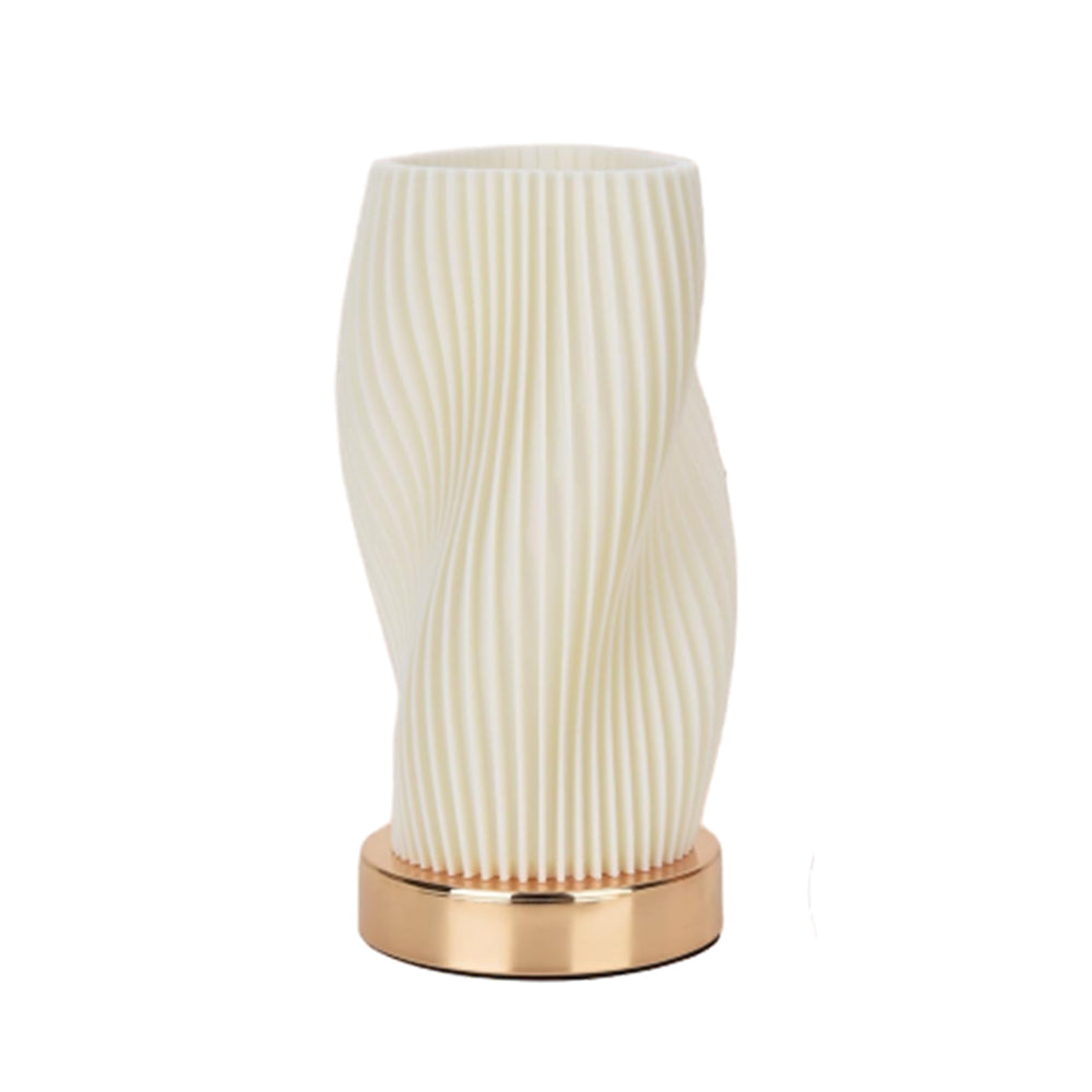 Bedside Light with Metal Base Novelty Small Bedside Table Lamp for Bedroom ST1