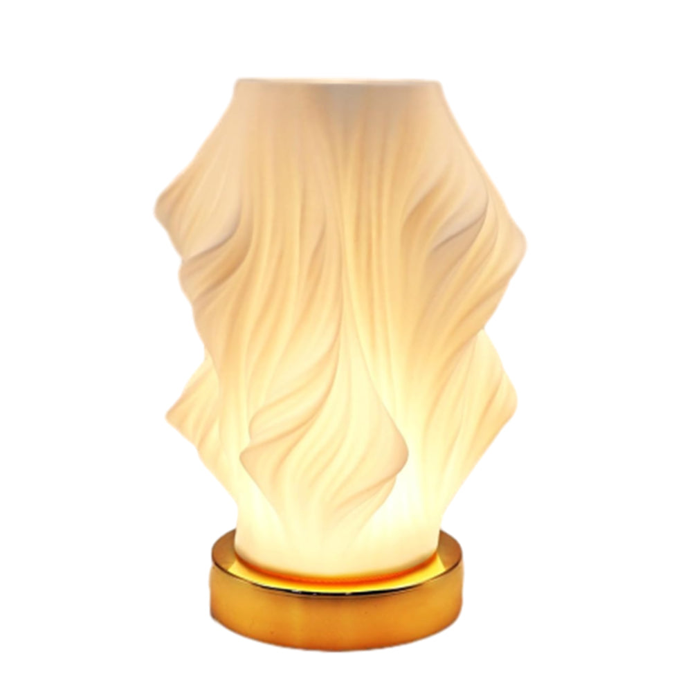 Bedside Light with Metal Base Novelty Small Bedside Table Lamp for Bedroom ST2