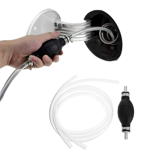 Manual Water Oil Liquid Syphon Petrol Fuel Transfer Pump with Siphon Hose