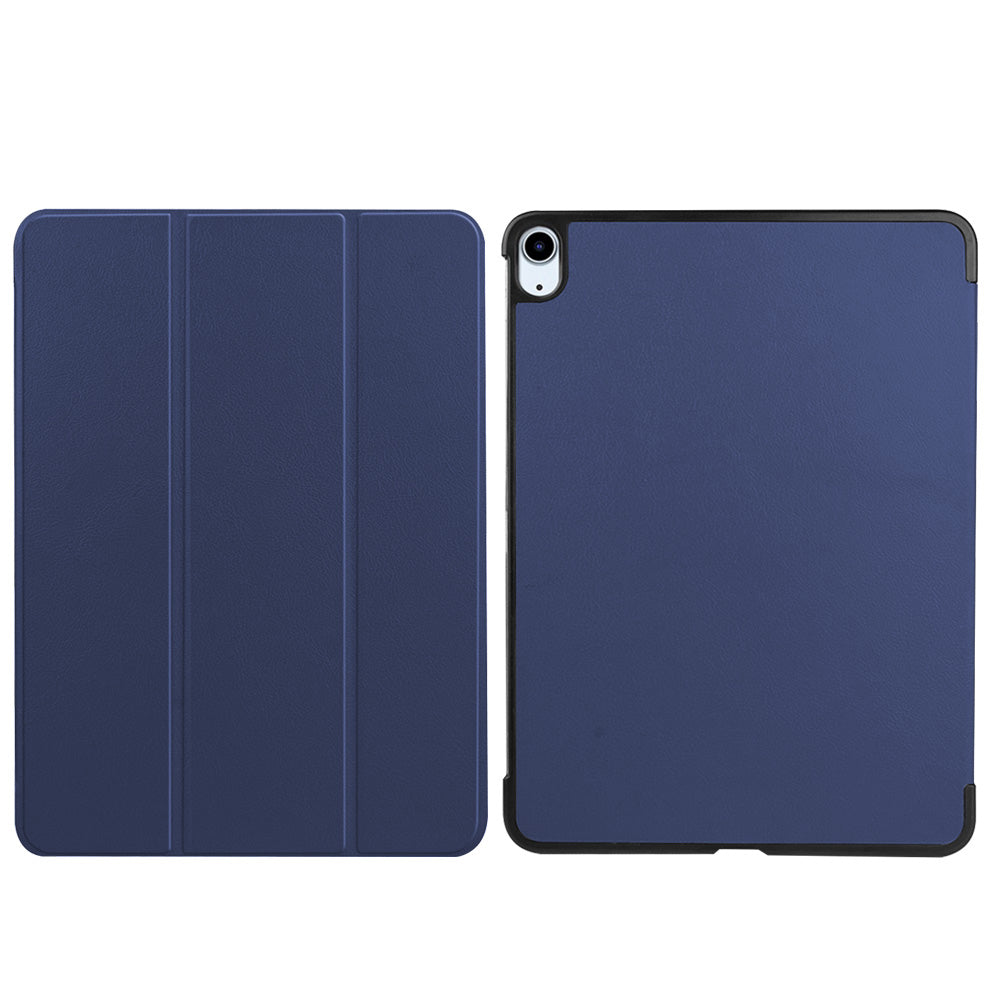 Shock-Resistant Smart Cover Case for iPad Air 11 Dark Blue