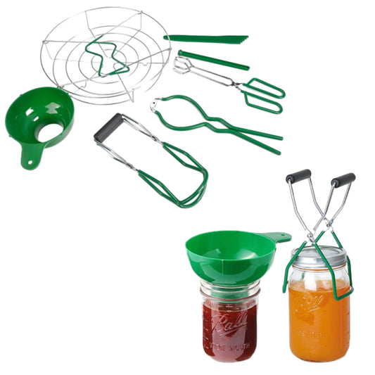 7Pcs Canning Kit Supplies Canning Jar Lifter Stainless Steel Canning Rack