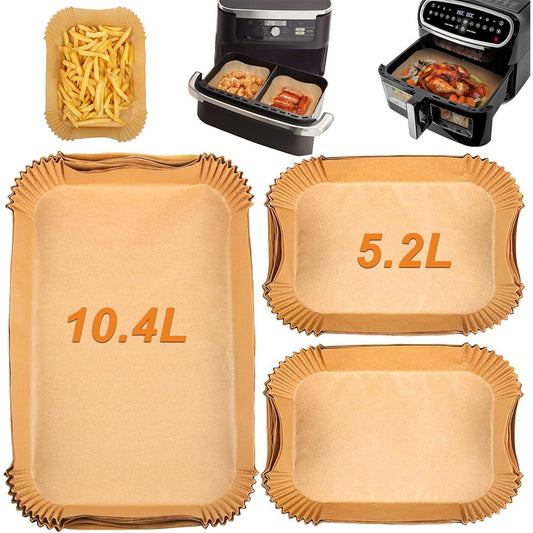 150Pcs Air Fryer Liners Disposable Liners Paper for Ninja Foodi Dual Air Fryer