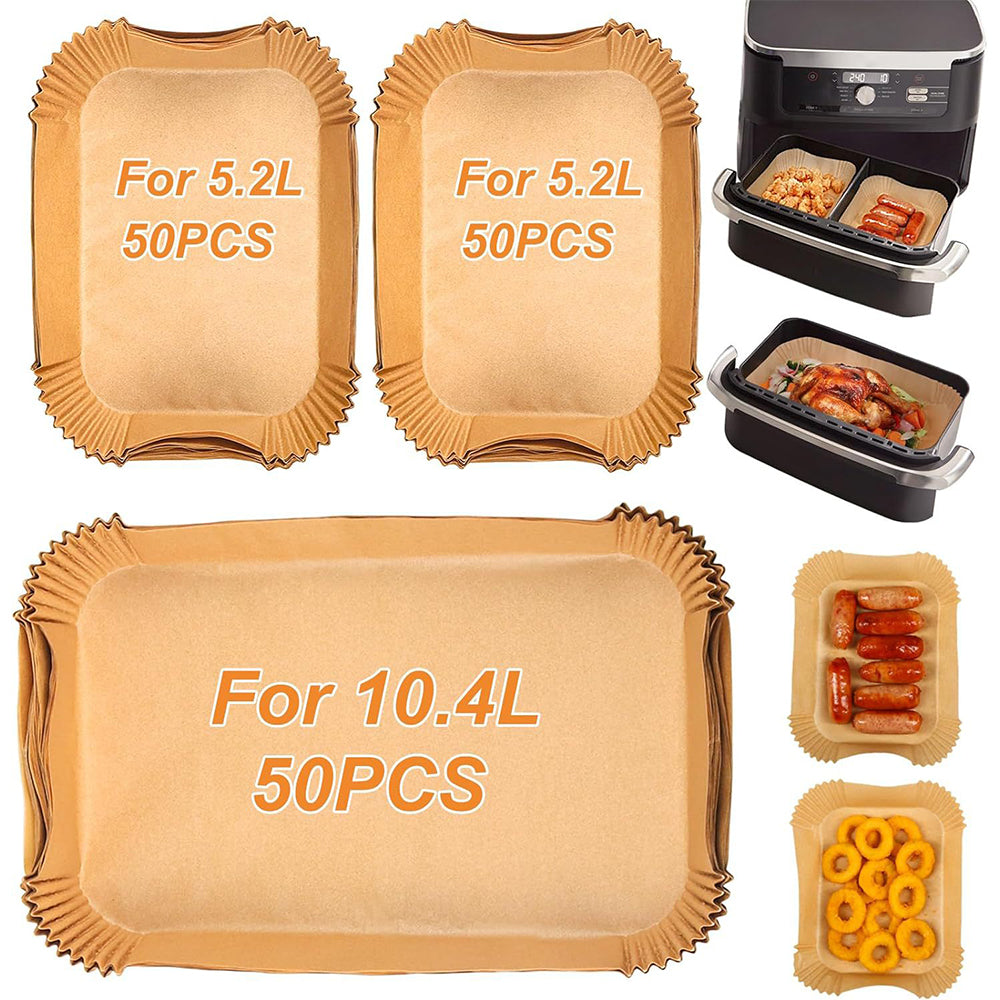 150Pcs Air Fryer Liners Disposable Liners Paper for Ninja Foodi Dual Air Fryer