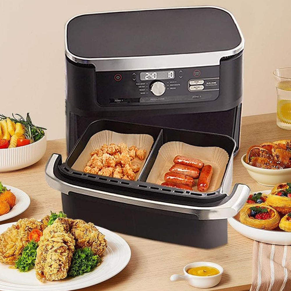 150Pcs Air Fryer Liners Disposable Liners Paper for Ninja Foodi Dual Air Fryer