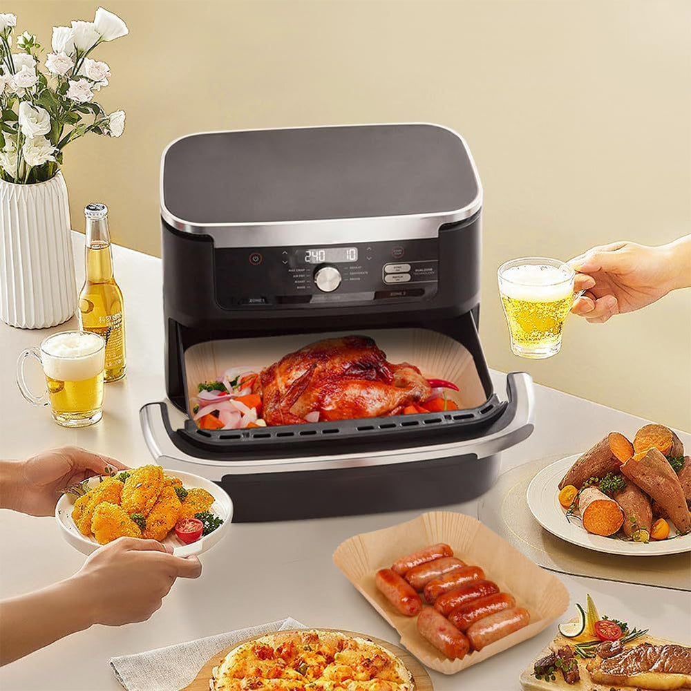 150Pcs Air Fryer Liners Disposable Liners Paper for Ninja Foodi Dual Air Fryer