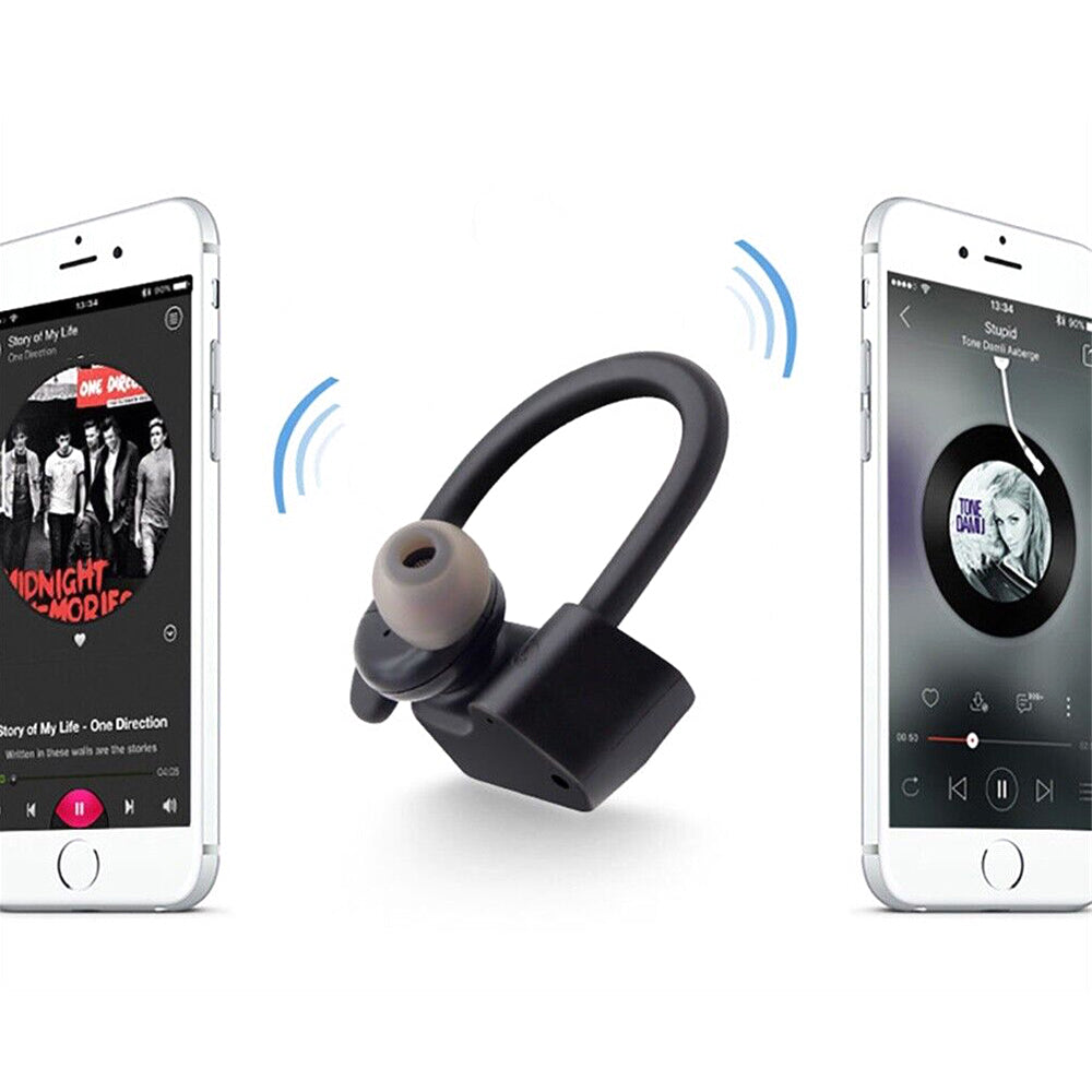 Wireless Bluetooth 5.0 Headset Sports Earbuds Stereo Ear Hook Headphones