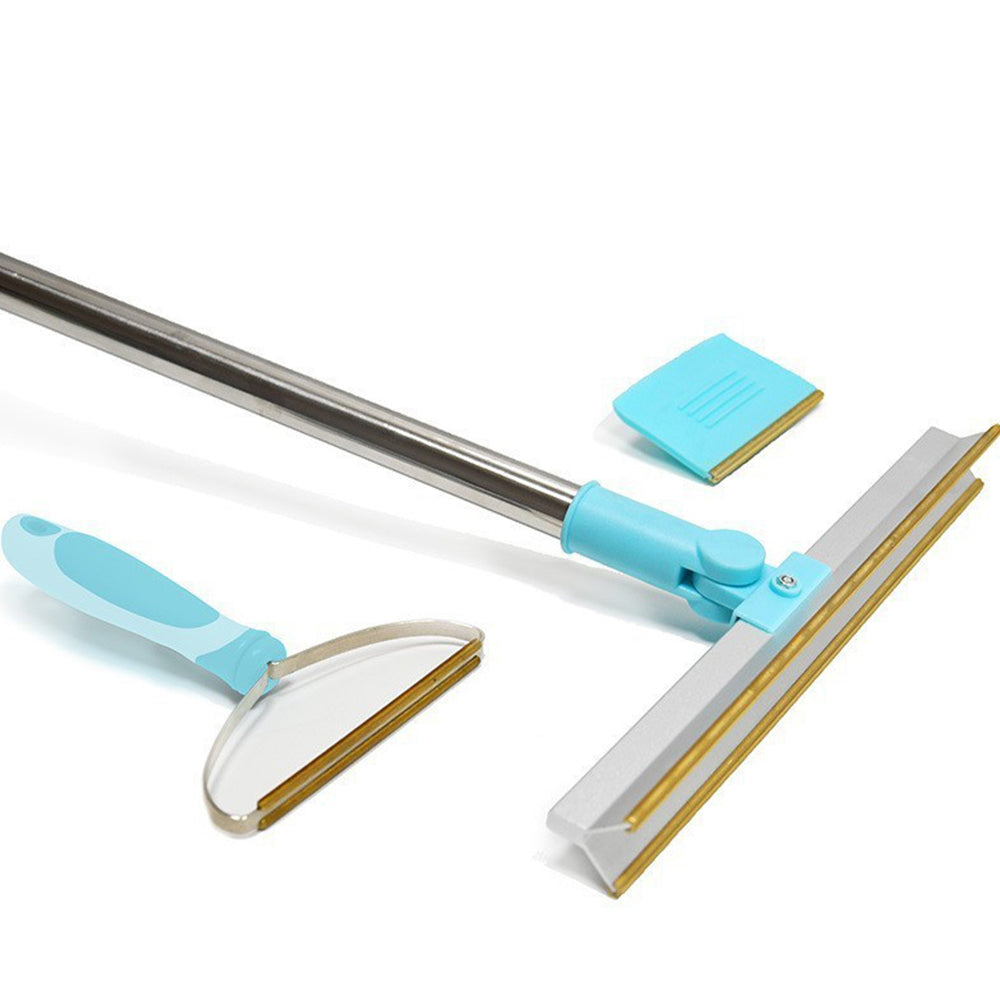 3Pcs Pet Hair Remover Bundle Carpet Rake Long Handle Adjustable Remover Tool