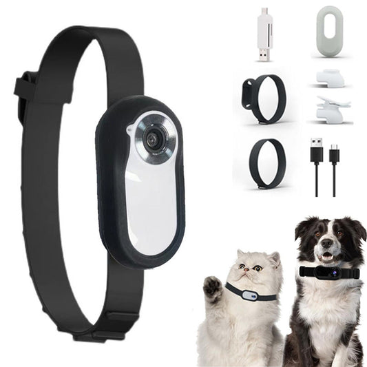 Dog Tracker Collar Pet Sport Action Camera Wireless Collar with Video Record
